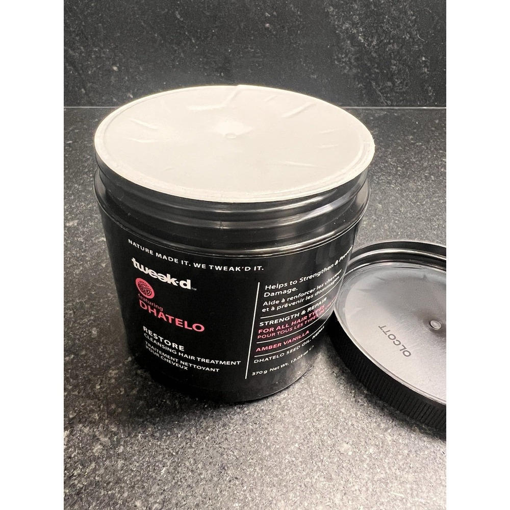Tweak'd W/ Dhatelo Restore Cleansing Hair Treatment Amber Vanilla 13.05 Fl Oz - Picture 5 of 5